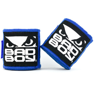 Bad Boy Hand Wraps logo 3,5m blue